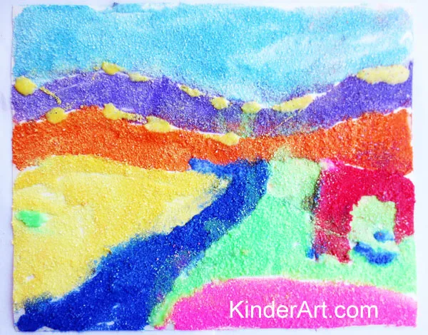 Sand painting lesson plan multicultural art and craft lessons for kids