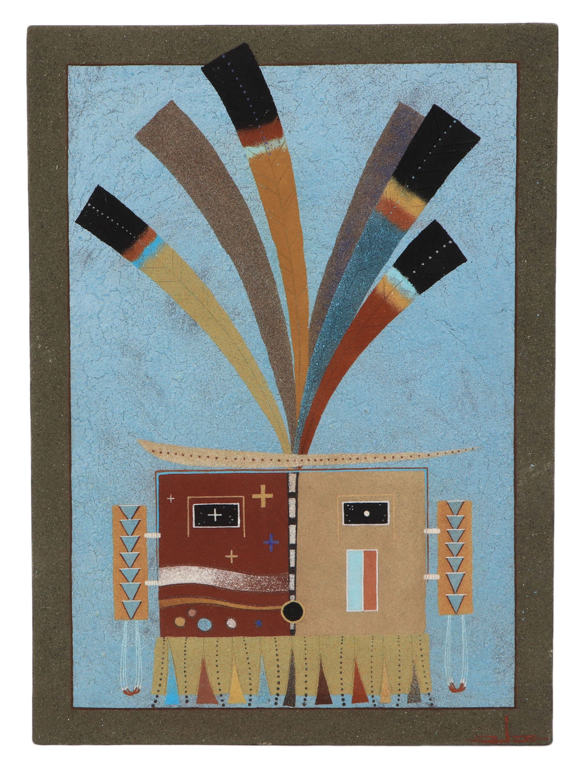 Native american sand paintings