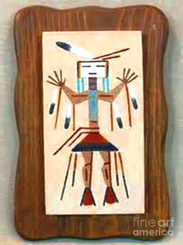Traditional navajo sand painting art print by ri photography