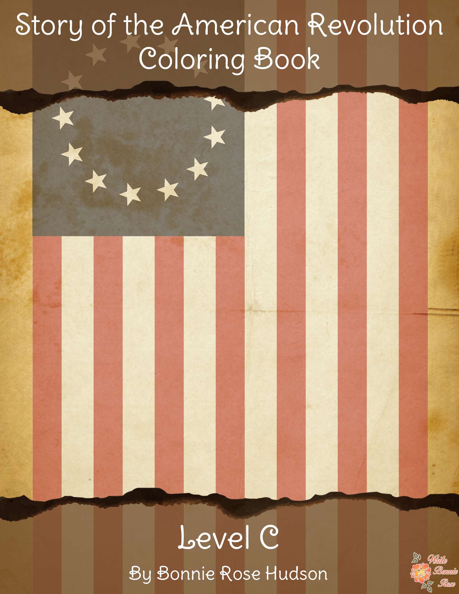 Story of the american revolution coloring book