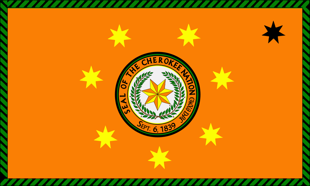 Cherokee flag color codes
