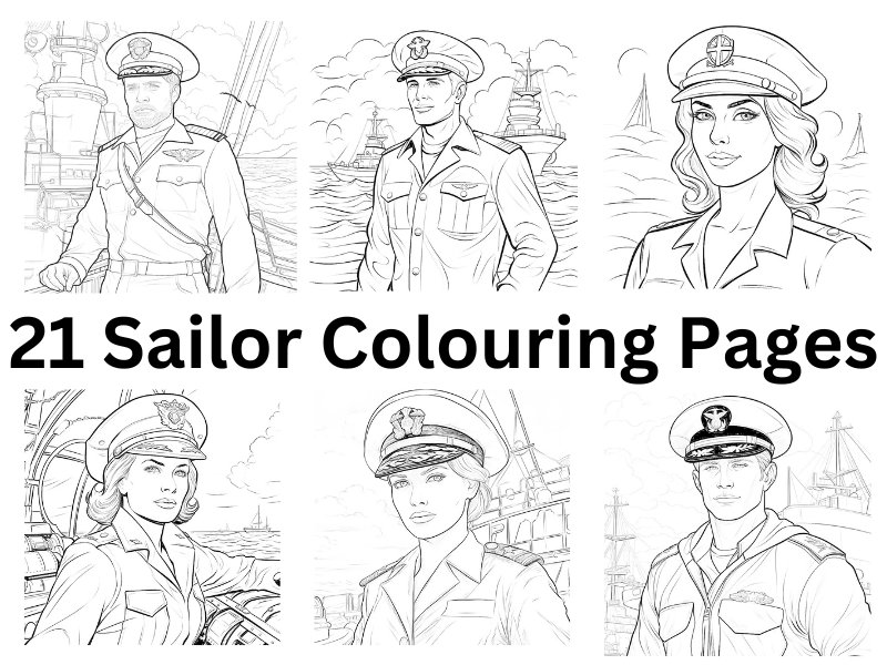 Navy coloring pages