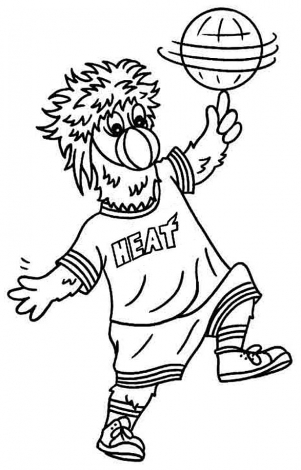 Get this free simple nba coloring pages for children cmxv