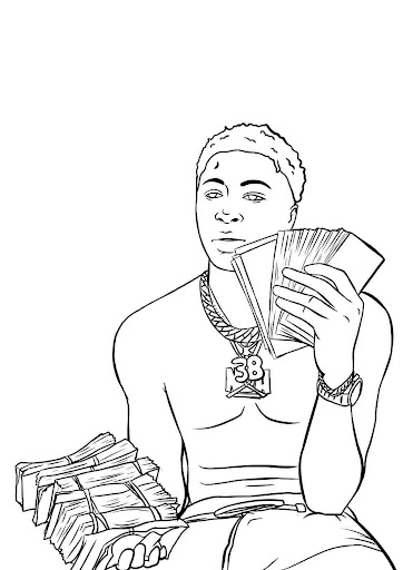 How to draw nba youngboy apk