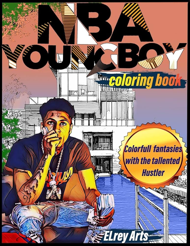 Nba yongboy coloring book colorful fantasies by arts elrey