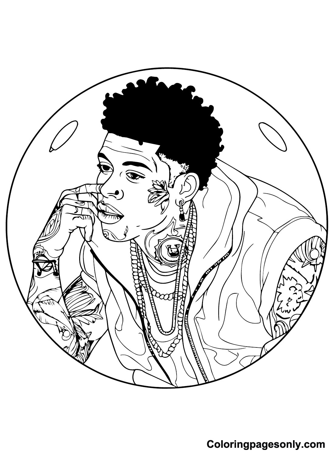 Blueface coloring pages printable for free download