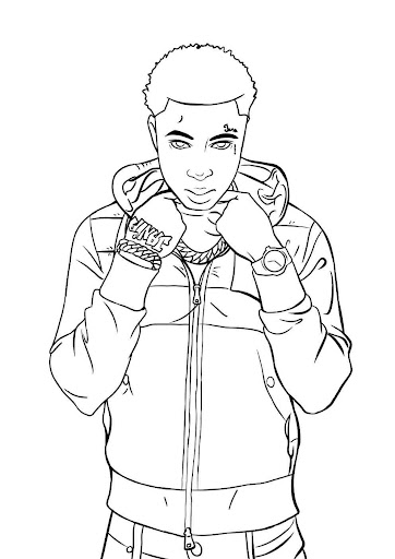 How to draw nba youngboy apk