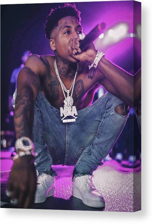 Nba youngboy canvas print canvas art by jonathan crona
