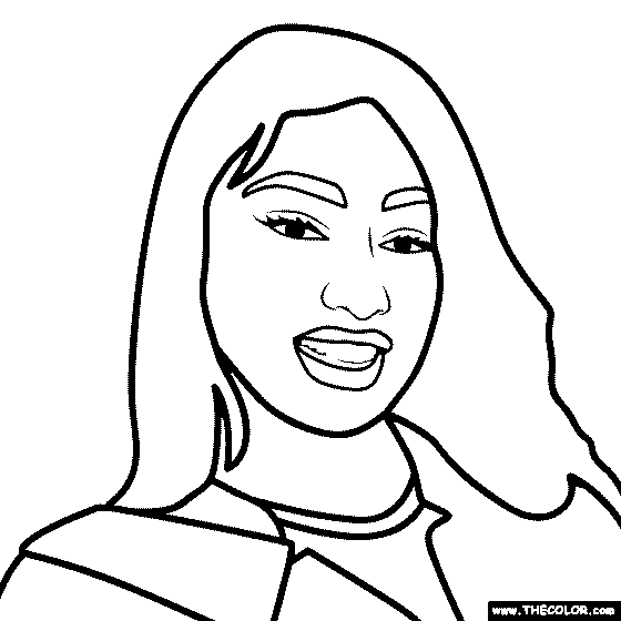 Hip hop rap star online coloring pages