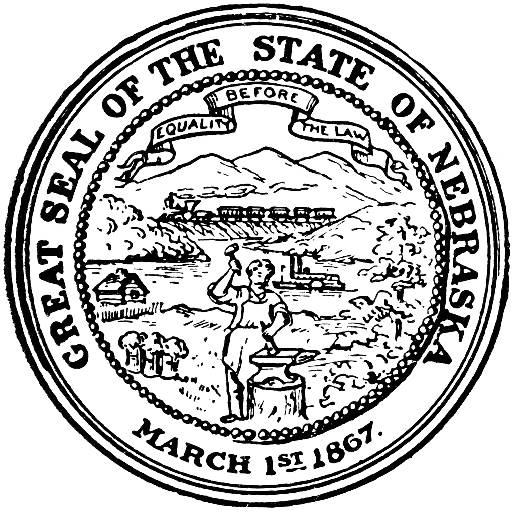 Seal of nebraska clipart