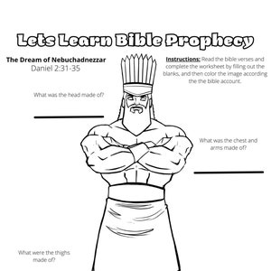 Lets learn bible prophecy study childrens worksheet for kids family worship bible study jw printable