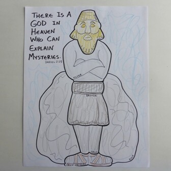 Daniel statue page