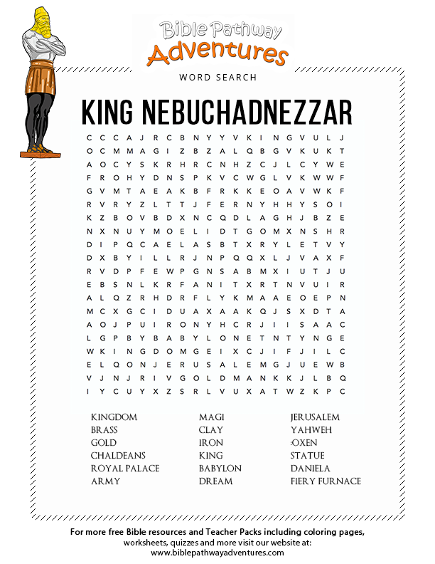 King nebuchadnezzar â bible pathway adventures