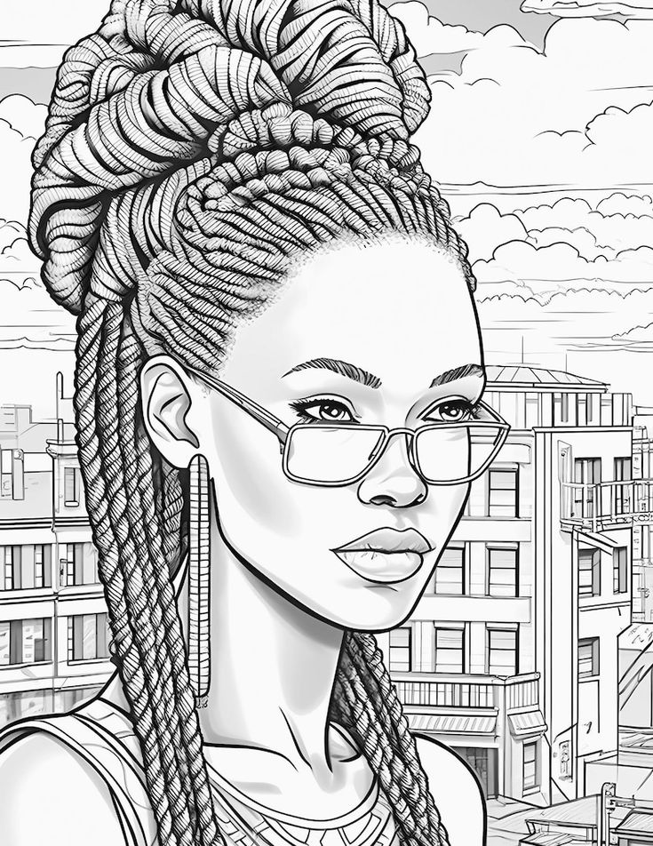 Black woman coloring pages african american coloring pages adult grayscale coloring pages instant download series
