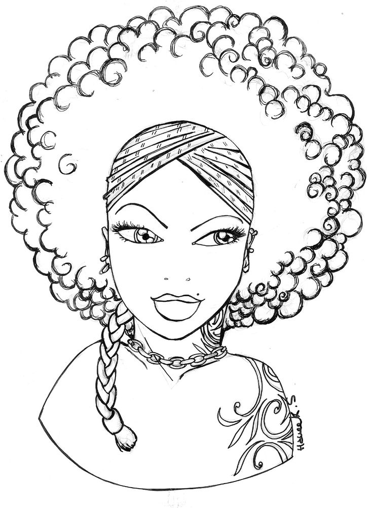 Free loring page freeloringpage diverseloringpage africanamericanloringpage loring pages for girls loring pages african drawings