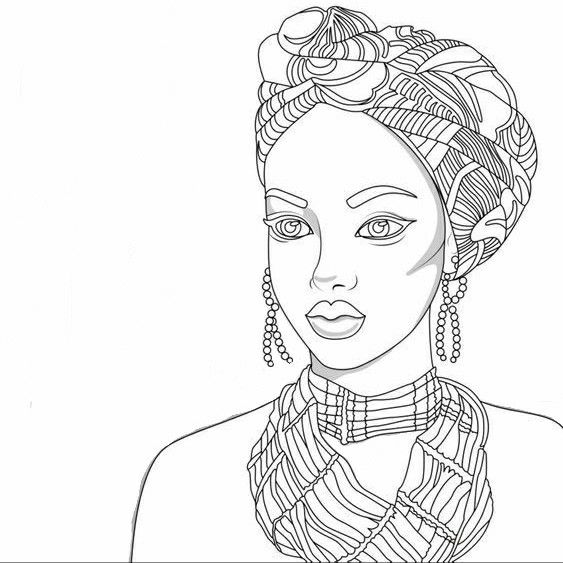 Pin by djouzi sandrine on papiers african drawings coloring books coloring pages