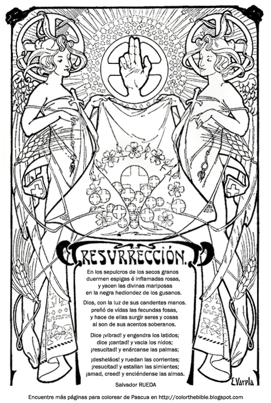 Color the bible resurrecciãn