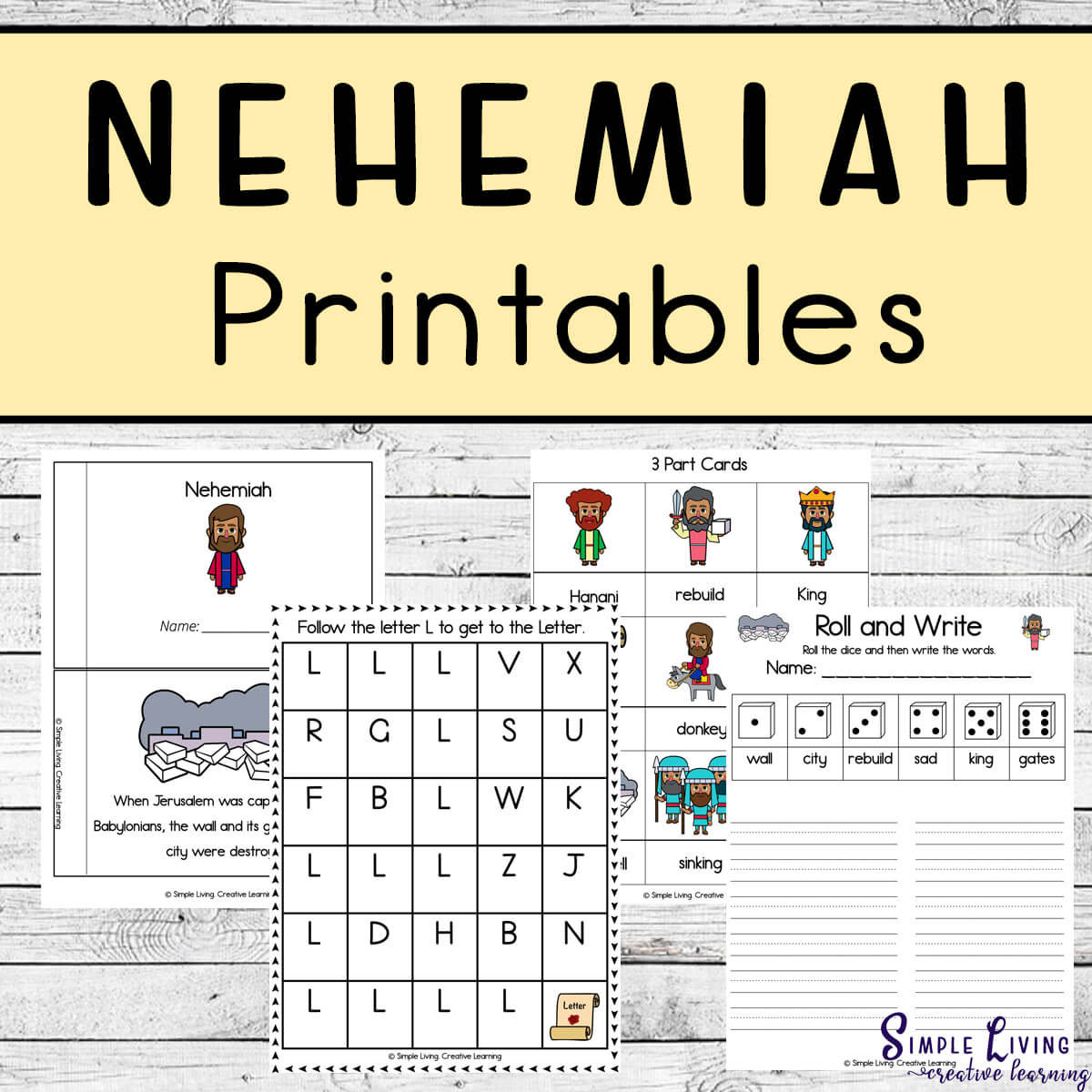 Nehemiah printables
