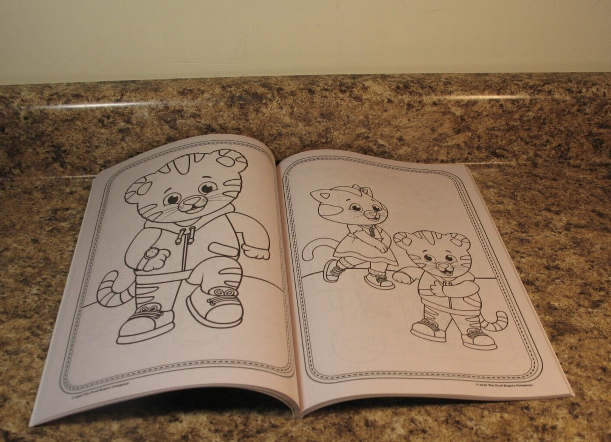 Daniel tigers neighborhood coloring and activity book new