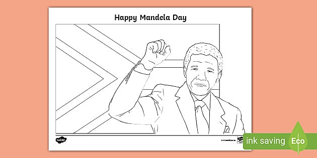 Happy mandela day louring page south africa
