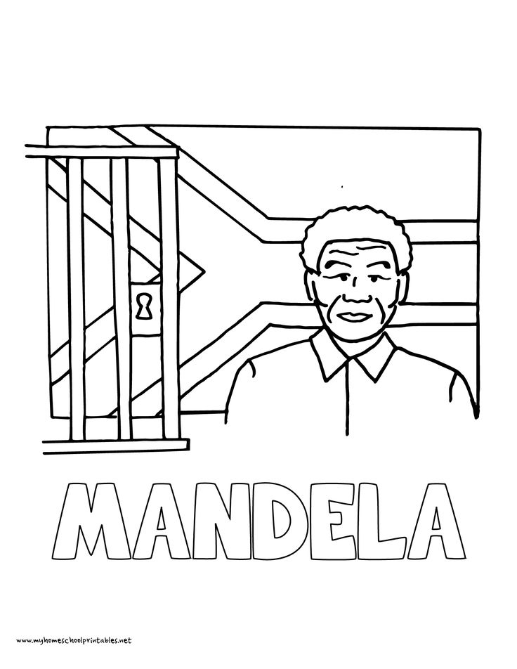 History â volume nelson mandela activities nelson mandela coloring pages