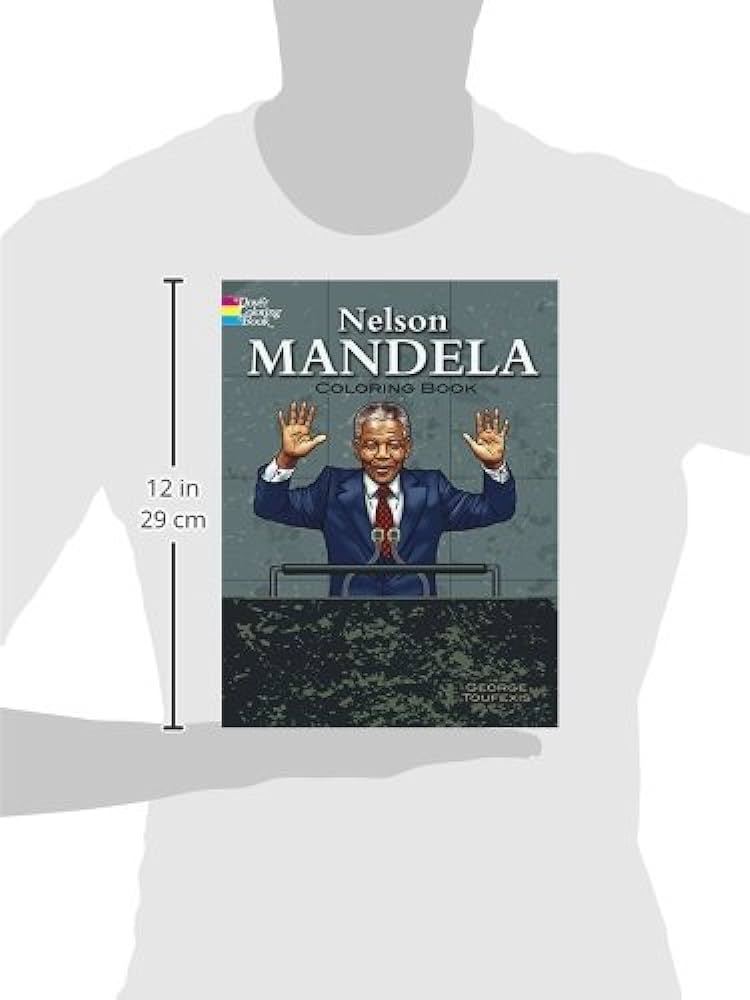 Nelson mandela coloring book dover black history coloring books toufexis george books