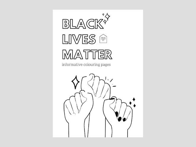 Black lives matter what is racism informative colouring pages for all ages teaching resources