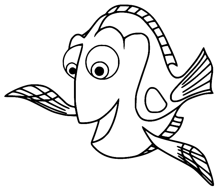 Finding dory coloring pages printable for free download