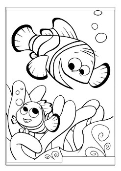 Dive into creativity with finding nemo printable coloring pages for kids