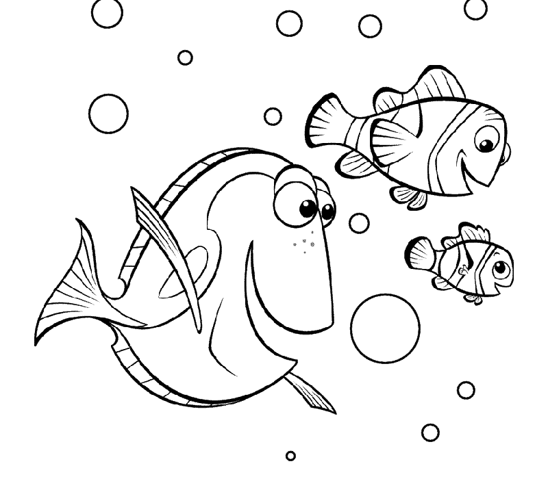 Coloring pages finding nemo coloring pictures