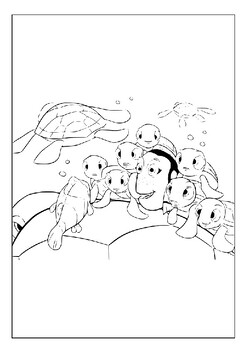 Explore the underwater world with printable finding nemo coloring pages p