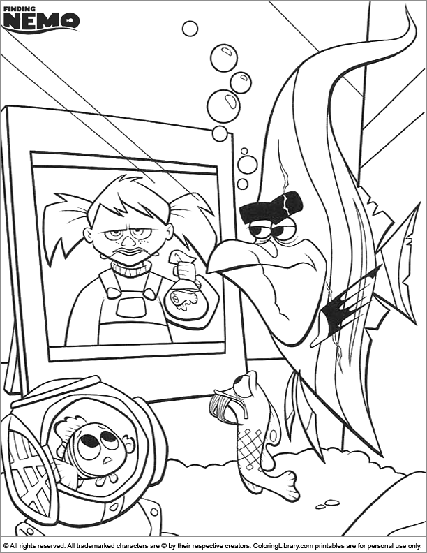 Fun coloring sheet