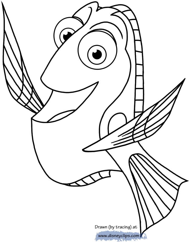 Dory findingdory finding nemo coloring pages nemo coloring pages disney coloring pages