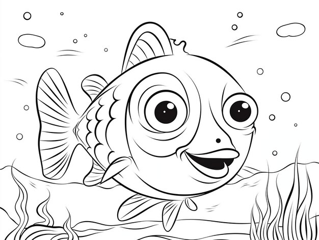 Page big fish coloring pages images