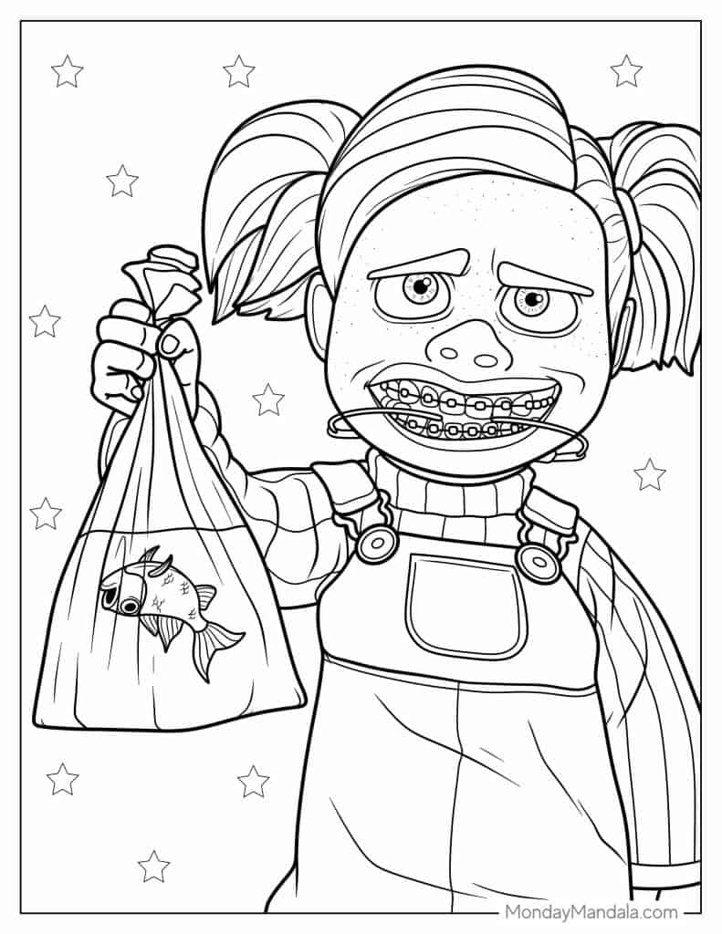Finding nemo coloring pages free pdf printables