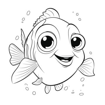 Finding nemo outline png transparent images free download vector files