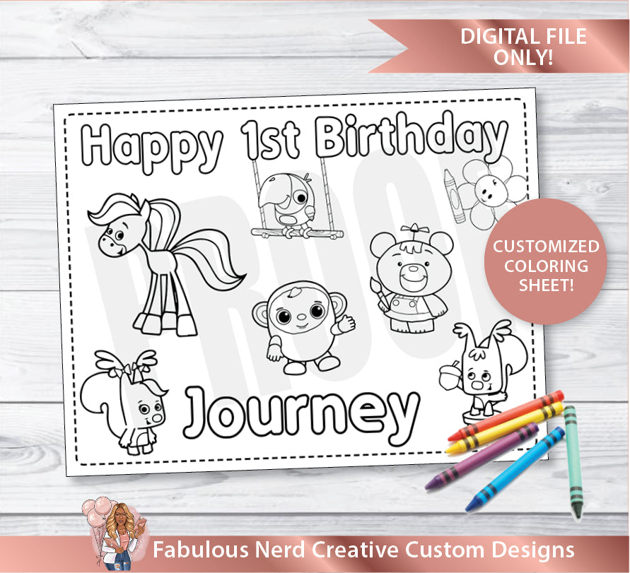 Baby first tv coloring sheet â fabulous nerd