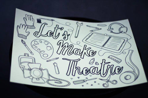 Thespian nerd pride coloring pages â thespian swag