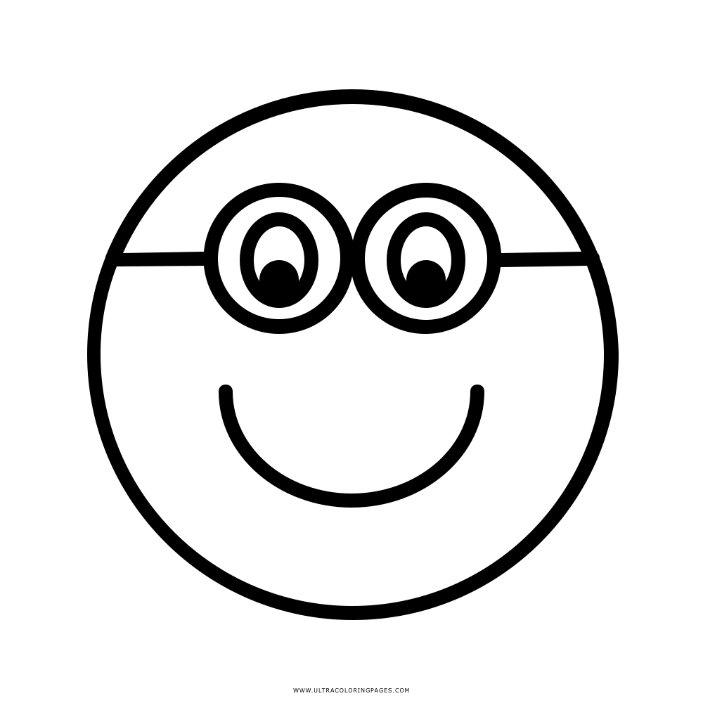 Nerd coloring page