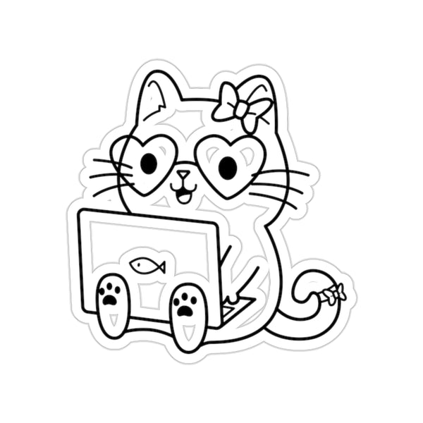 Nerd cat girl