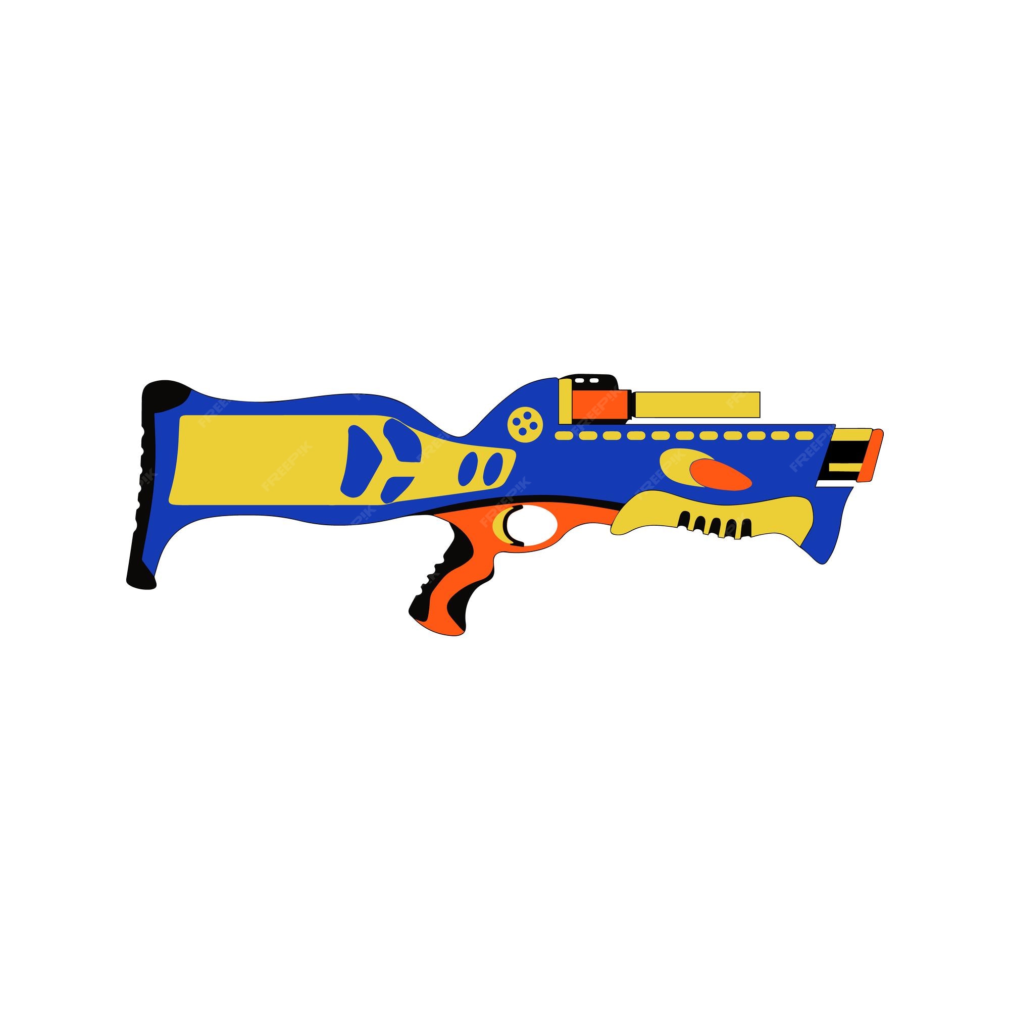 Premium vector nerf gun coloring printable coloring