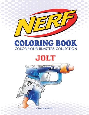 Nerf coloring book jolt color your blasters collection n