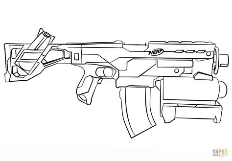 Nerf coloring sheets