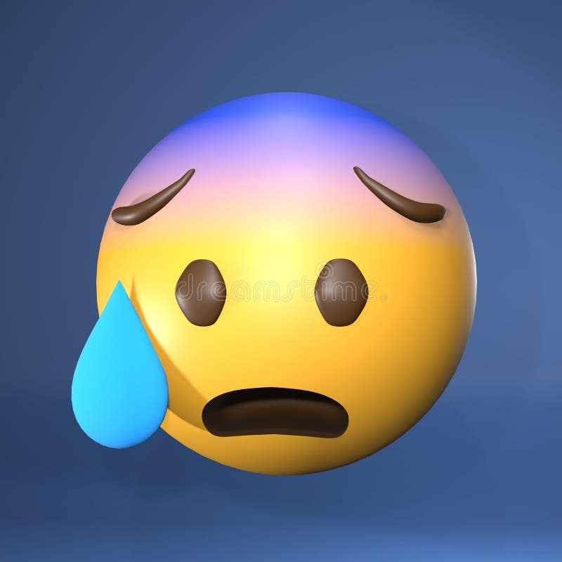 Anxious emoji stock illustrations â anxious emoji stock illustrations vectors clipart