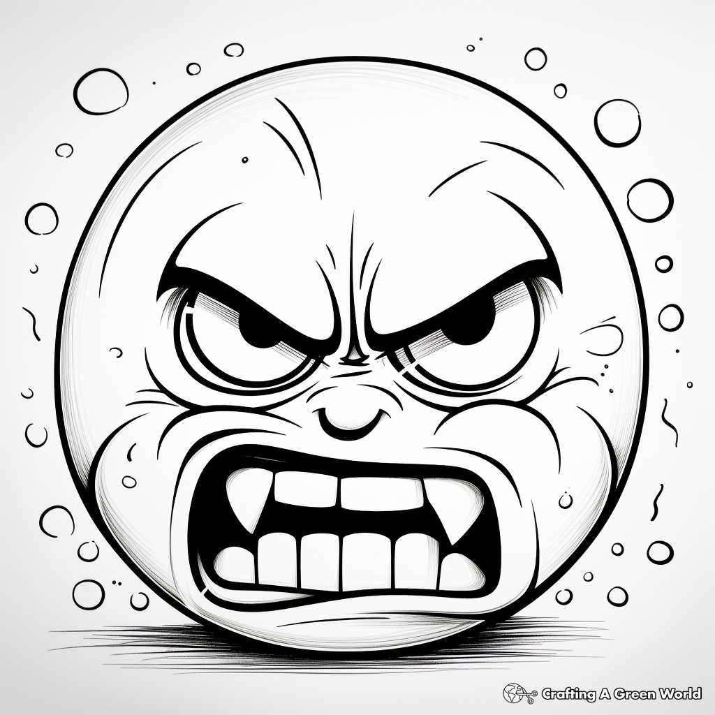 Emotions coloring pages