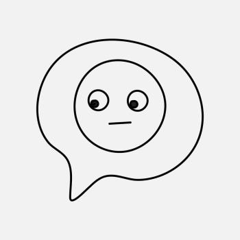 Free nervous emoji vector icon