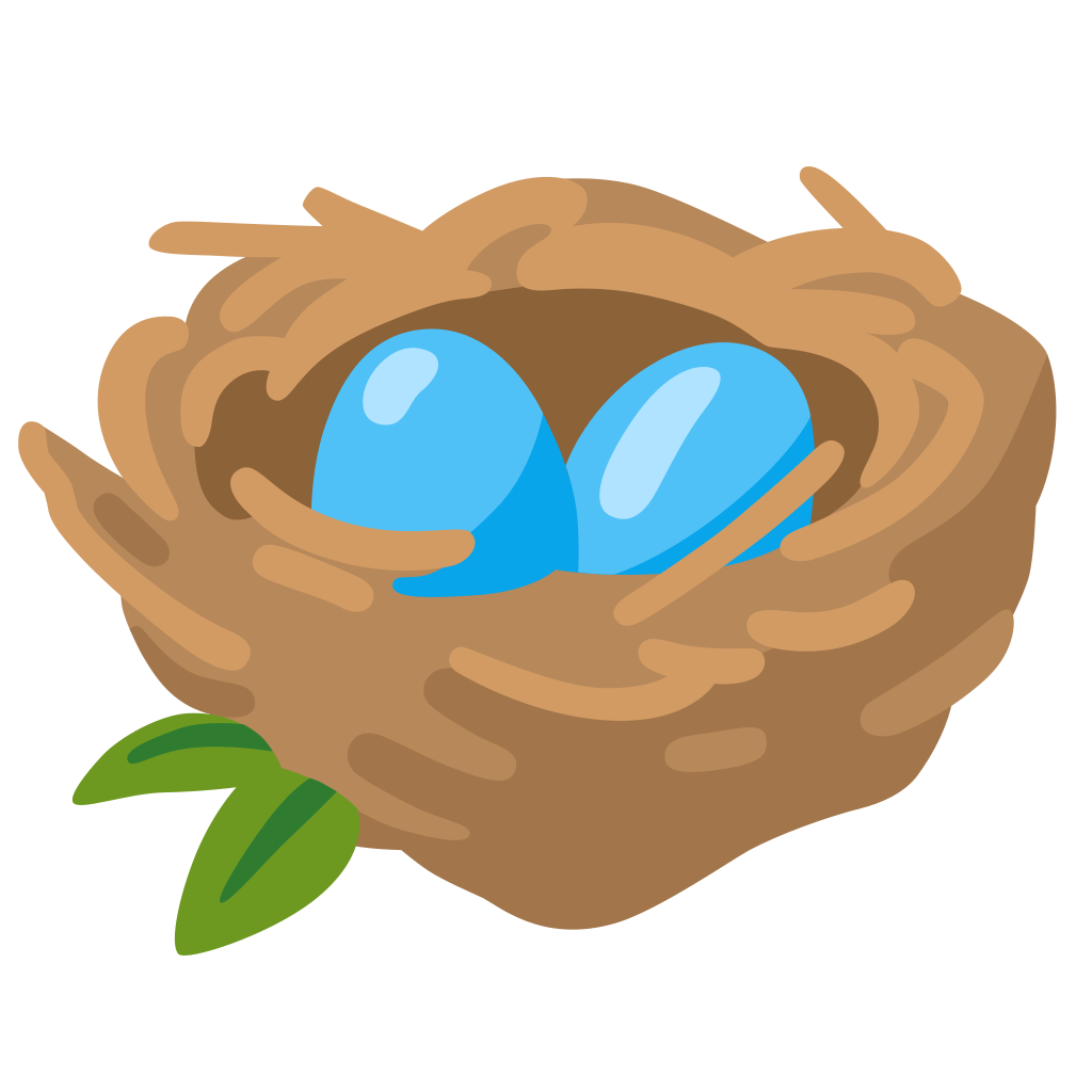 Ðªº nest with eggs emoji