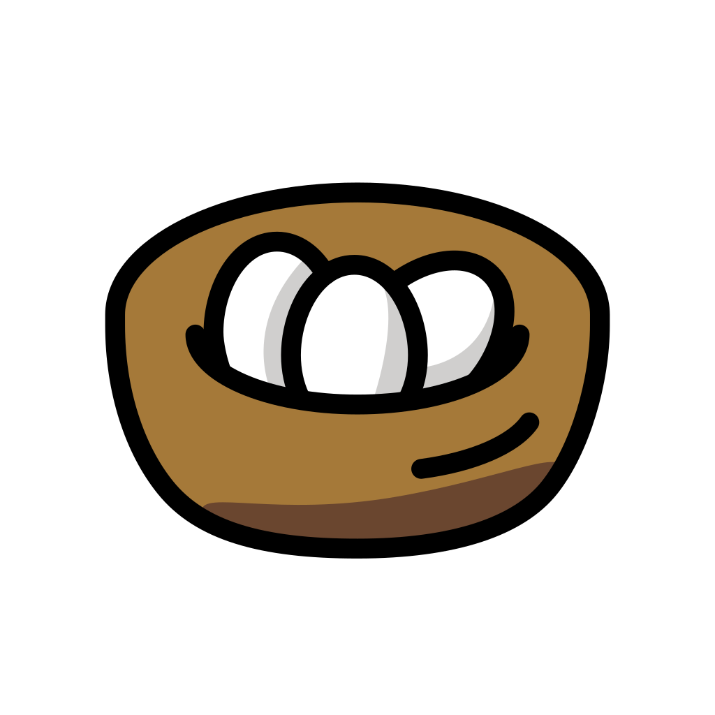 Ðªº nest with eggs emoji