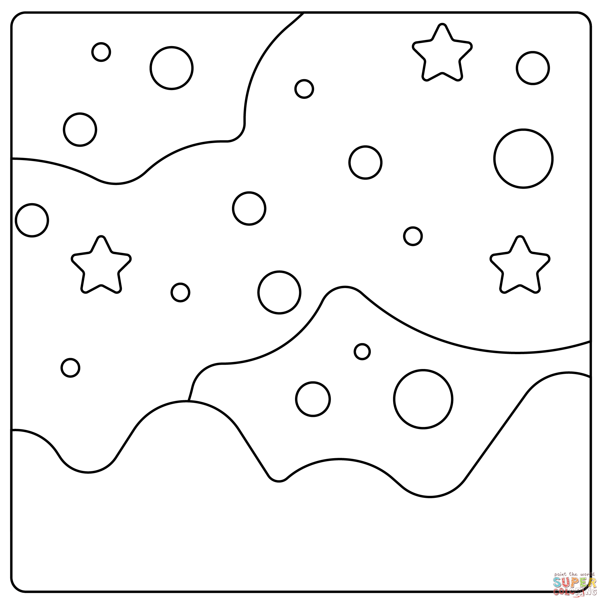Milky way emoji coloring page free printable coloring pages