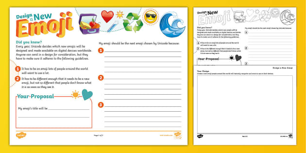 Ð design your own emoji activity for kids usa